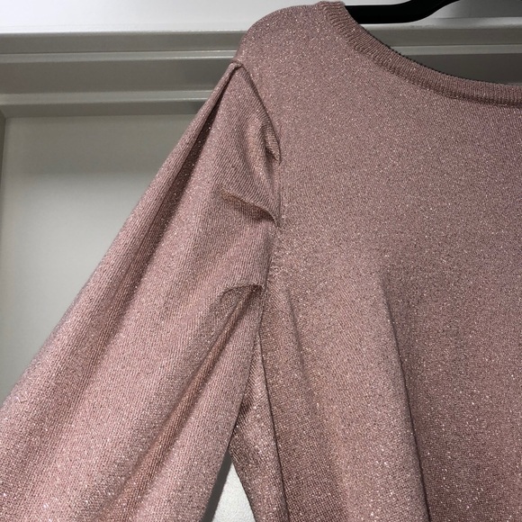 Pink Ruffled Sleeve Top - Picture 2 of 3